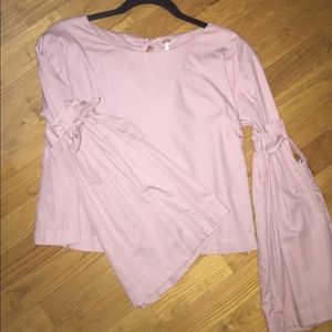 Free People bell sleeved top